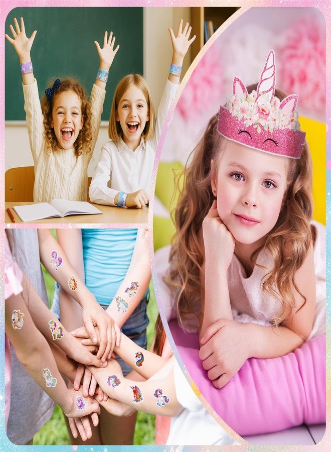 Vanblue Unicorn Party Favors Birthday Party Decorations Supplies for Girls,Goodie Bag Stuffers,Party Hats Princess Dress up Theme,Classroom Rewards Gifts Prizes Pinata Stuffers for Kids - Image 4
